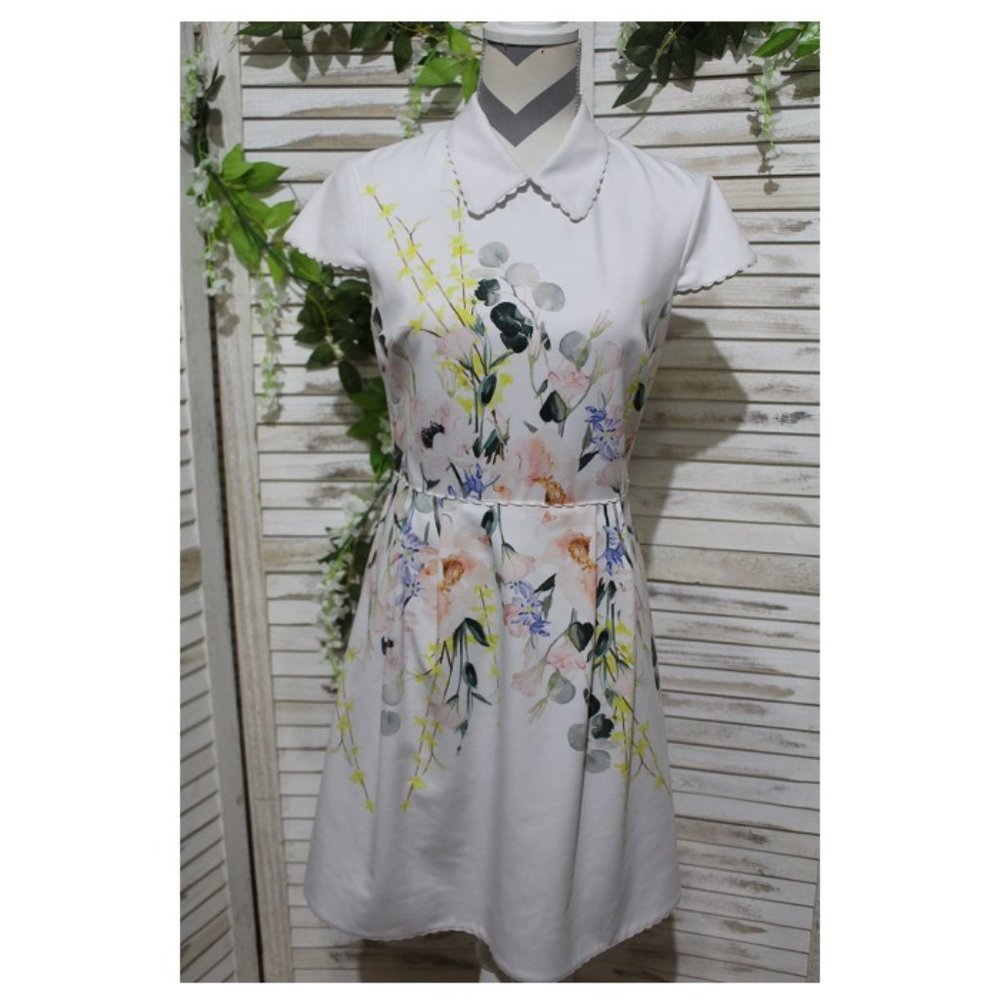 Ted Baker A-line floral dress 💘